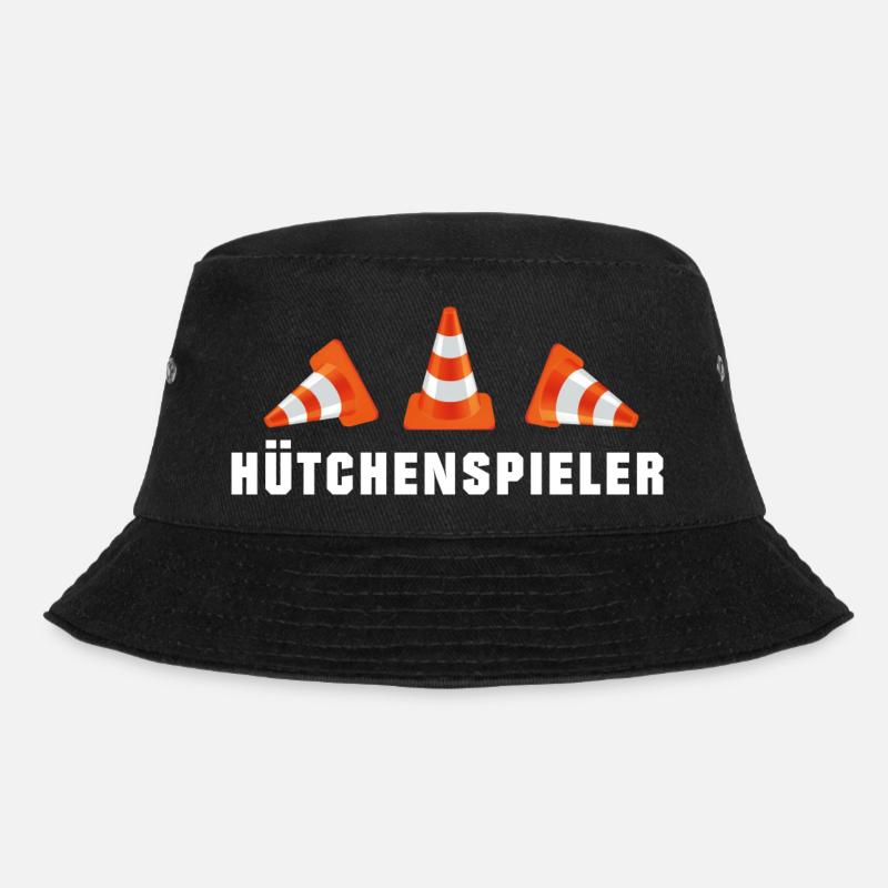 Hütchenspieler - Straßenbau (1) - Bucket Hat - Schwarz