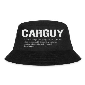 Car Guy - Bucket Hat - Schwarz - Vorne - Lela (165cm)