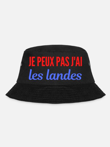 Je peux pas j'ai Les landes - Bob - noir