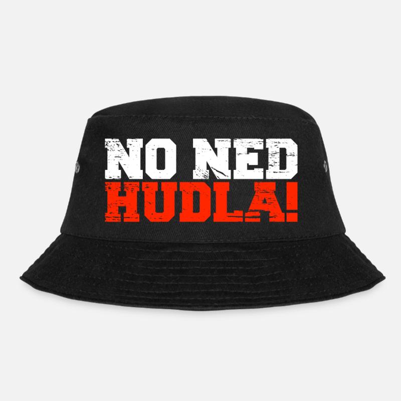 NO NED HUDLA - Bucket Hat - black