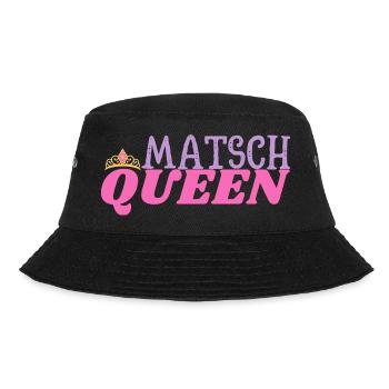 Muddy run shirt mud Matsch Laufshirt Queen Team - Bucket Hat - Schwarz - Vorne - Lela (165cm)