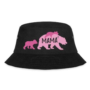 Mama Bear high 2 cubs - Bucket Hat - black - Front - Lela (165cm)