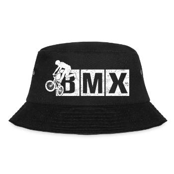 BMX Zubehör für Kinder - Bucket Hat - Schwarz - Vorne - Lela (165cm)