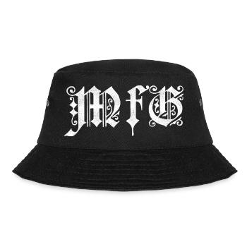 Mit freundlichen Grüßen - Bucket Hat - Schwarz - Vorne - Lela (165cm)
