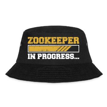 Zoowärter - Bucket Hat - Schwarz - Vorne - Lela (165cm)