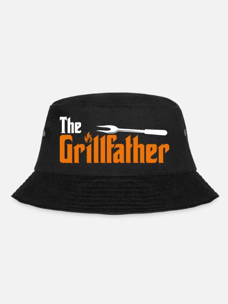 Der Grill Vater. The Grillfather - Bucket Hat - Schwarz