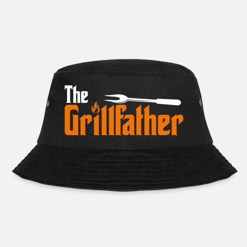 Der Grill Vater. The Grillfather - Bucket Hat - Schwarz