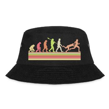 Rugby Ball Sport Player Retro Evolution Rugby Team - Bucket Hat - black - Front - Lela (165cm)