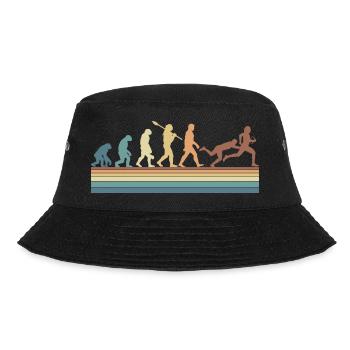 Rugby Ball Sport Player Retro Evolution Rugby Team - Bucket Hat - black - Front - Lela (165cm)