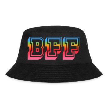 BFF Tshirt rainbowstar - Bucket Hat - Schwarz - Vorne - Lela (165cm)