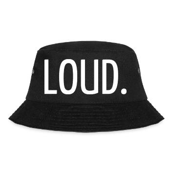 Loud - Bucket Hat - black - Front - Lela (165cm)
