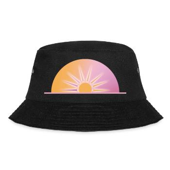 Pastel Sunrise - Bucket Hat - black - Front - Lela (165cm)