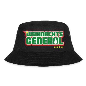 Weihnachtsgeneral - Bucket Hat - Schwarz - Vorne - Lela (165cm)