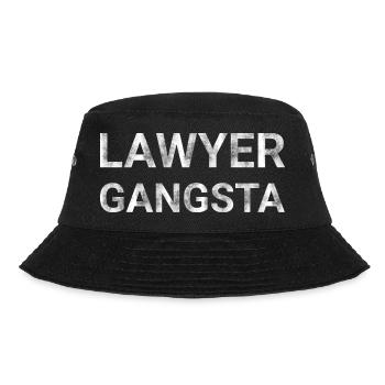 Lawyer Gangsta - Bucket Hat - black - Front - Lela (165cm)