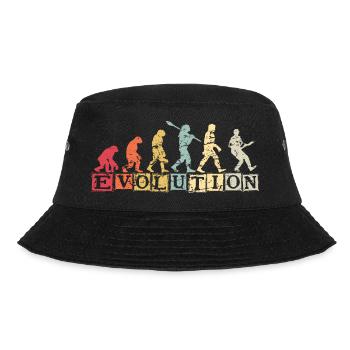 Human Evolution Guitar Band Retro Vintage - Bob - noir - Devant - Lela (165cm)