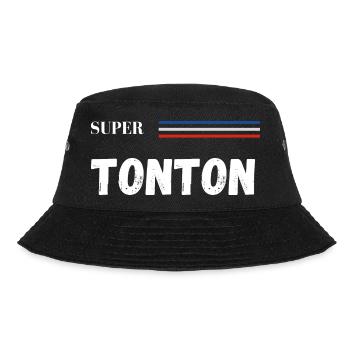 super tonton - t-shirt assorti - Bob - noir - Devant - Lela (165cm)
