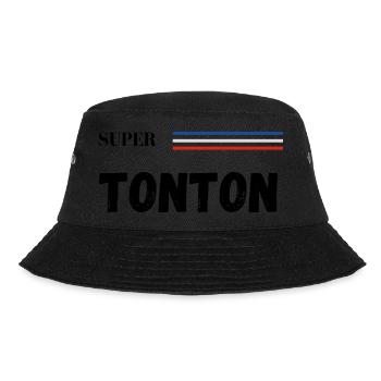 super tonton - t-shirt assorti - Bob - noir - Devant - Lela (165cm)