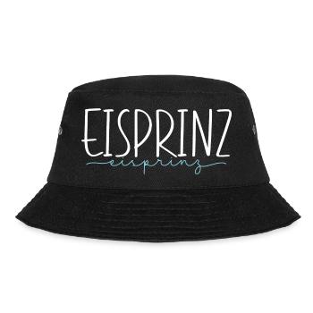 Eisprinz Eislauf Schlittschuhe Eiskunst Geschenk - Bucket Hat - Schwarz - Vorne - Lela (165cm)