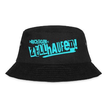 Zellhaufen Man - Bucket Hat - Schwarz - Vorne - Lela (165cm)