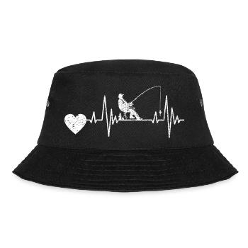 Fishing Fish hooks Fishing Fishing Fishing - Bucket Hat - black - Front - Lela (165cm)