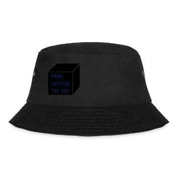Think outside the box - Bucket Hat - Schwarz - Vorne - Lela (165cm)