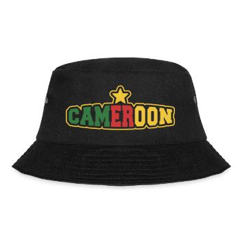 Cameroon Soccer Team - Cameroon - Africa - Soccer - Bucket Hat - black - Front - Lela (165cm)