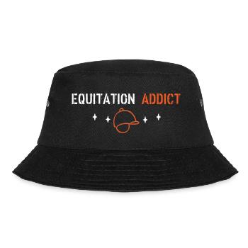 Reitsüchtig - Bucket Hat - Schwarz - Vorne - Lela (165cm)