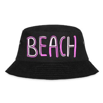 Beach 14 - Bucket Hat - Schwarz - Vorne - Lela (165cm)