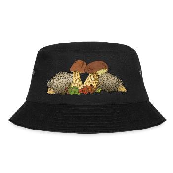 Igel - Bucket Hat - Schwarz - Vorne - Lela (165cm)