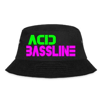 Acid-Bassline - Bucket Hat - Schwarz - Vorne - Lela (165cm)