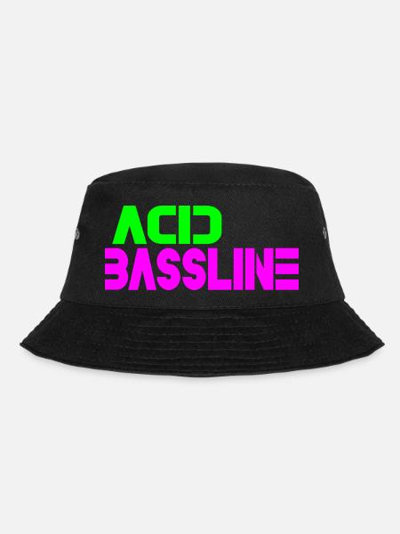Acid bassline - Bucket Hat - black