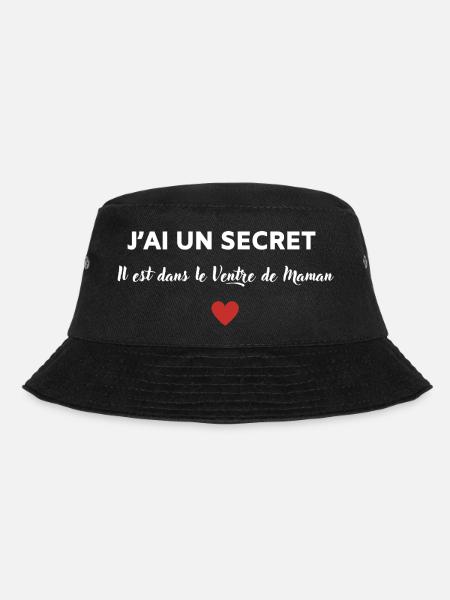 J'ai un secret, il est dans le ventre de maman - Bob - noir