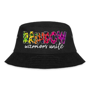 Rainbow - Bucket Hat - black - Front - Lela (165cm)