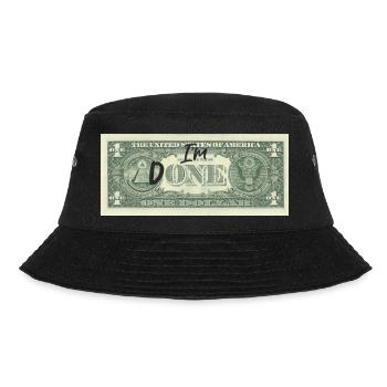 Ich bin fertig - Bucket Hat - Schwarz - Vorne - Lela (165cm)