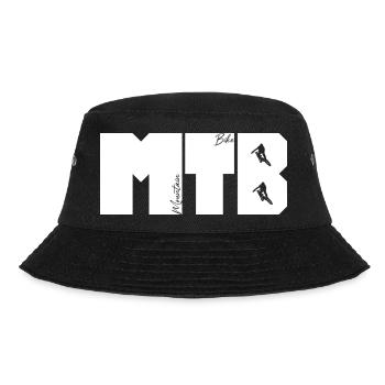 MTB Schriftzug - Bucket Hat - Schwarz - Vorne - Lela (165cm)