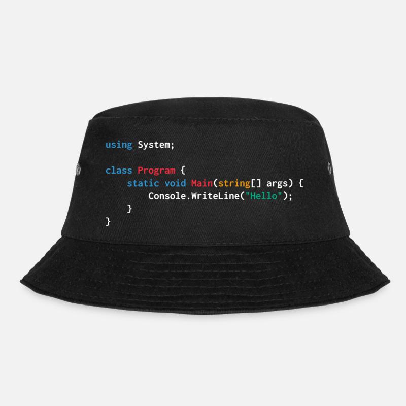 Developer c web humor funny - Bucket Hat - black