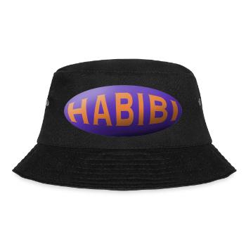 Habibi - Bucket Hat - Schwarz - Vorne - Lela (165cm)