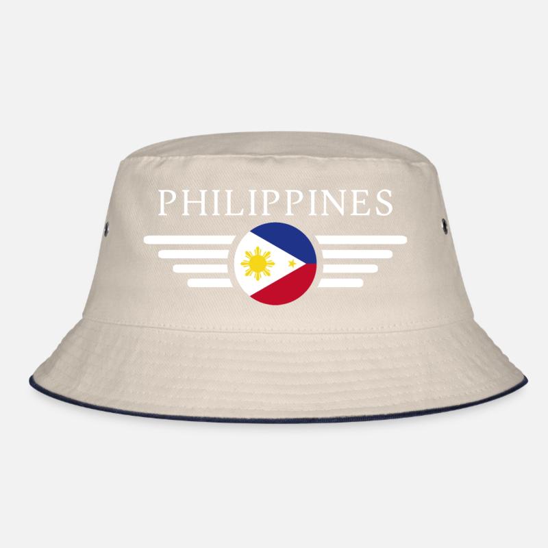 Philippines Style Design T-Shirt Bucket Hat