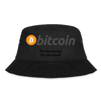 Fixthemoney - Bucket Hat - Schwarz - Vorne - Lela (165cm)
