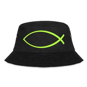 Ichtus poisson pomme vert - Bob - noir - Devant - Lela (165cm)