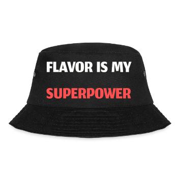 La saveur est mon superpouvoir - Bob - noir - Devant - Lela (165cm)
