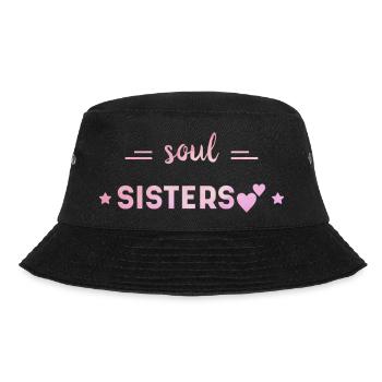 Freunde für immer - Bucket Hat - Schwarz - Vorne - Lela (165cm)