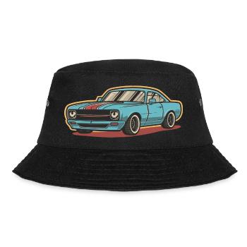 AUTOS - Bucket Hat - Schwarz - Vorne - Lela (165cm)