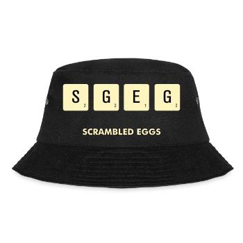 Scrambled Eggs - Bucket Hat - black - Front - Lela (165cm)