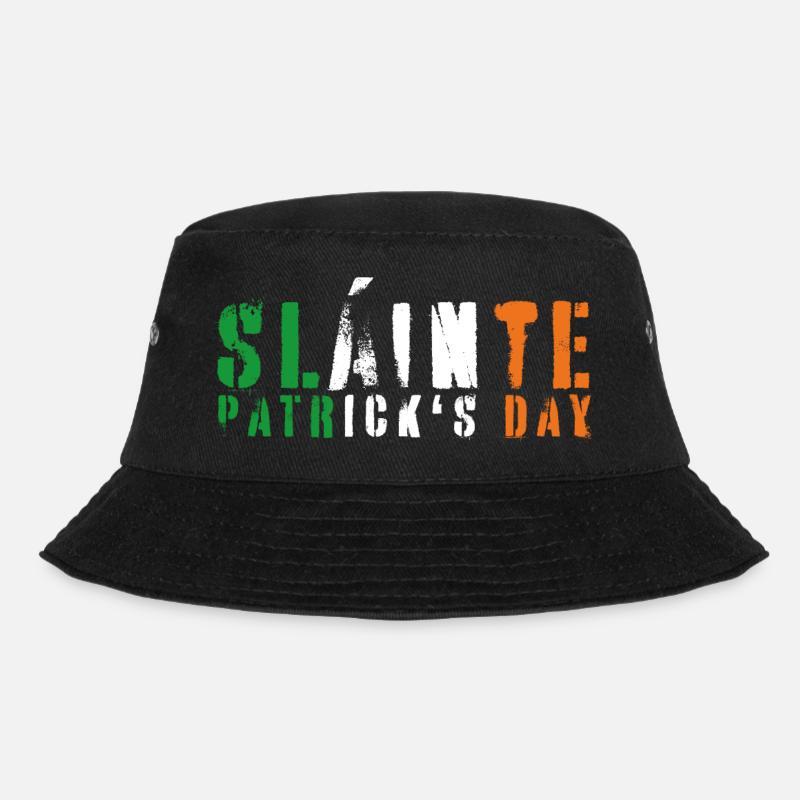 Saint Patrick's Day Is Slainte Patrick's Day - Bucket Hat - black