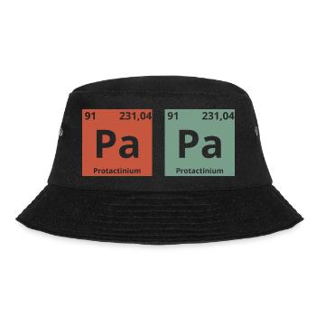 Dad Periodic Table - Bucket Hat - black - Front - Lela (165cm)