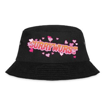 Currywurst cool avec motif de cœurs roses - Bob - noir - Devant - Lela (165cm)