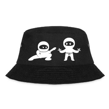 Ninjas Comic - Bucket Hat - black - Front - Lela (165cm)