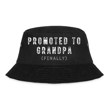 Pregnancy Announcement For Grandparents Funny - Bucket Hat - black - Front - Lela (165cm)