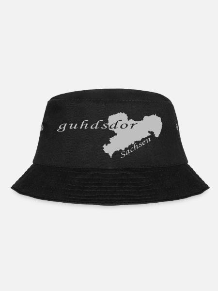 Guhdsdor - Mein Guter - Sächsisch - Dialekt - Bucket Hat - Schwarz